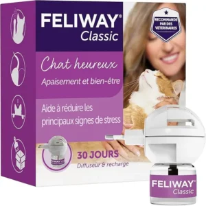Produit Feliway diffuseur de phéromones pour chats stressés